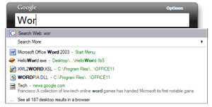 Quick Search Box